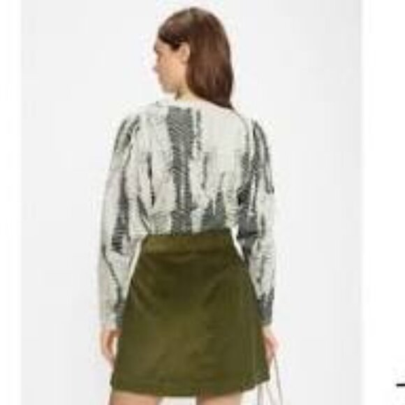 Ted Baker London Sonoma Printed Sweater abstract print Woman's size  EU 1/ US 4 - Picture 2 of 11